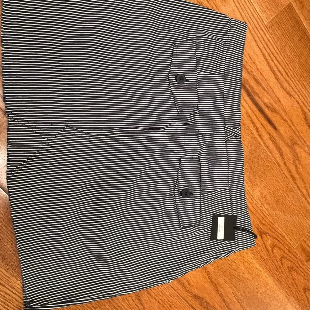 NWT 713 Sunday striped blue/white skirt. Large